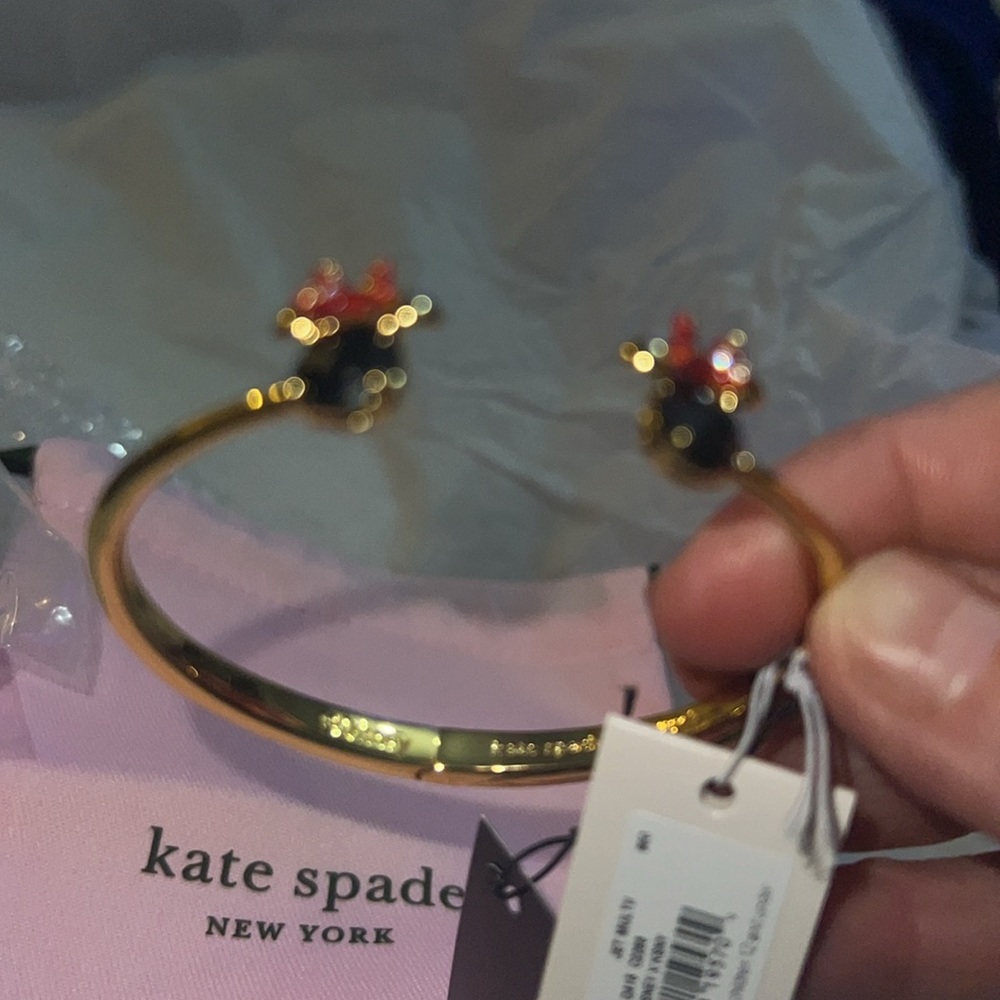 Kate Spade Disney X Kate Spade New York Minnie Mouse Cuff Bracelet - Picture 8 of 8